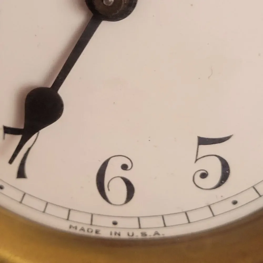 Antique Vintage Sessions 8 Day Time and Strike Mantle Clock